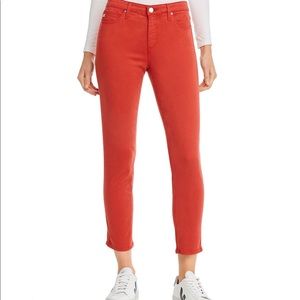 AG Prima Crop Jeans in Red NWT